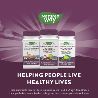 Nature's Way Standardized Horse Chestnut, Premium Extract for Healthy Veins and Blood Nature's WayBuy Supplements Australia