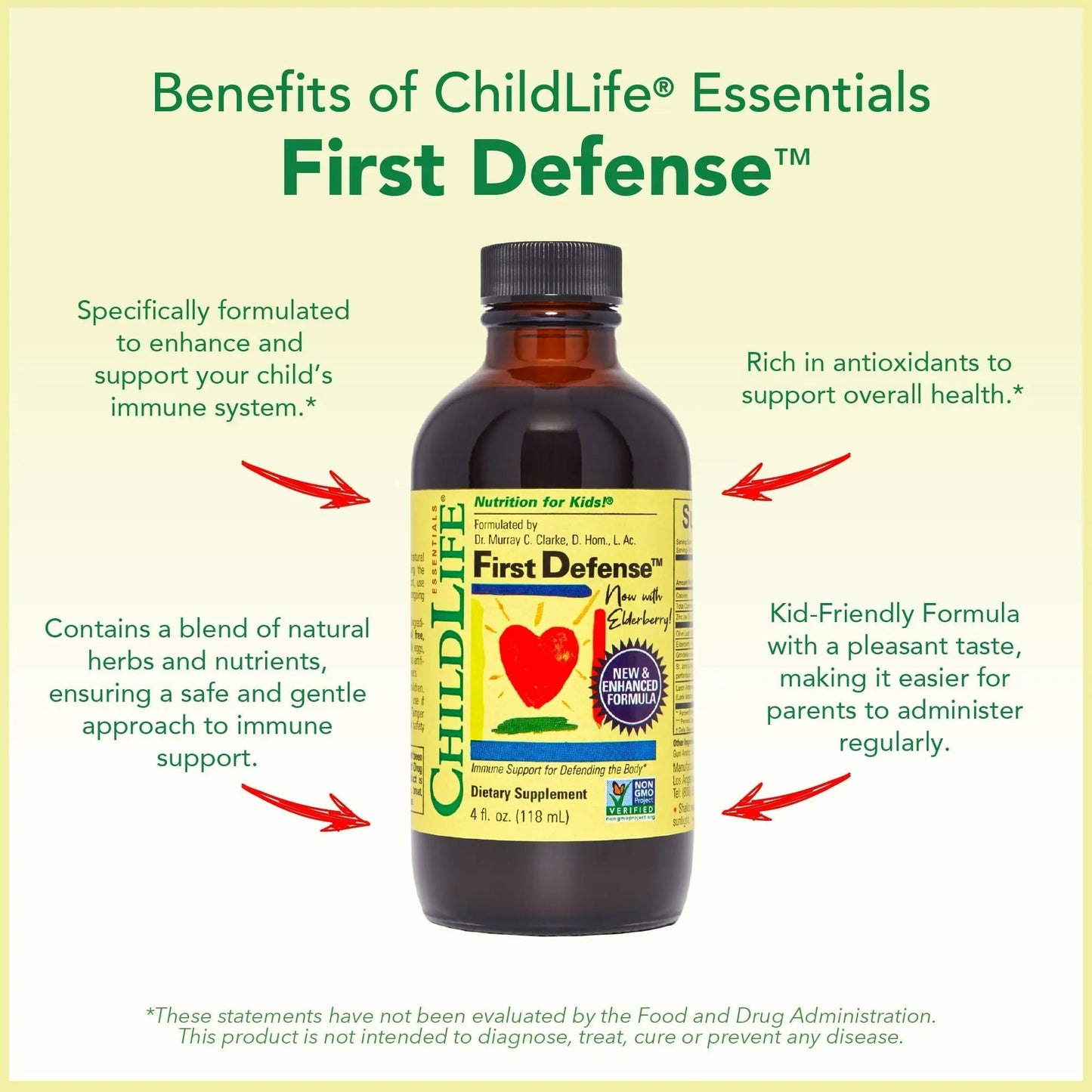 CHILDLIFE ESSENTIALS Immune Support 3-Pack - Liquid Vitamin C, First Defense, and Echinacea - Immune Boosting Supplements CHILDLIFE ESSENTIALSBuy Supplements Australia