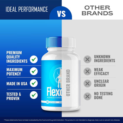 Flexopril Ultra Joint Support Capsules, Official Flexopril Supplement Pills, All-Natural Formula to Fortify Bones and Bolster Flexibility - Maximum Strength, FlexoprilUltra Pills Reviews (2 Pack) IDEAL PERFORMANCEBuy Supplements Australia