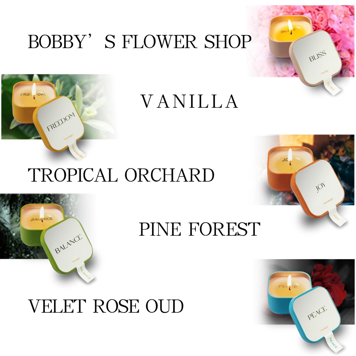 Aromagic 5 Pack Scented Candles Gift Set,Jar Candles Valentine's Day Gifts for Women aromagicBuy Supplements Australia
