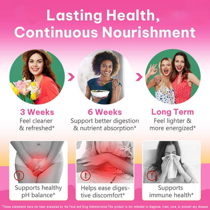 KEDISOM Premium Feminine Balance Gummies - for Women’s Health & Wellness - Immune Support - Vegan, Gluten-Free - Hawaiian Pineapple - 60 Gummies - 30 Servings KEDISOMBuy Supplements Australia