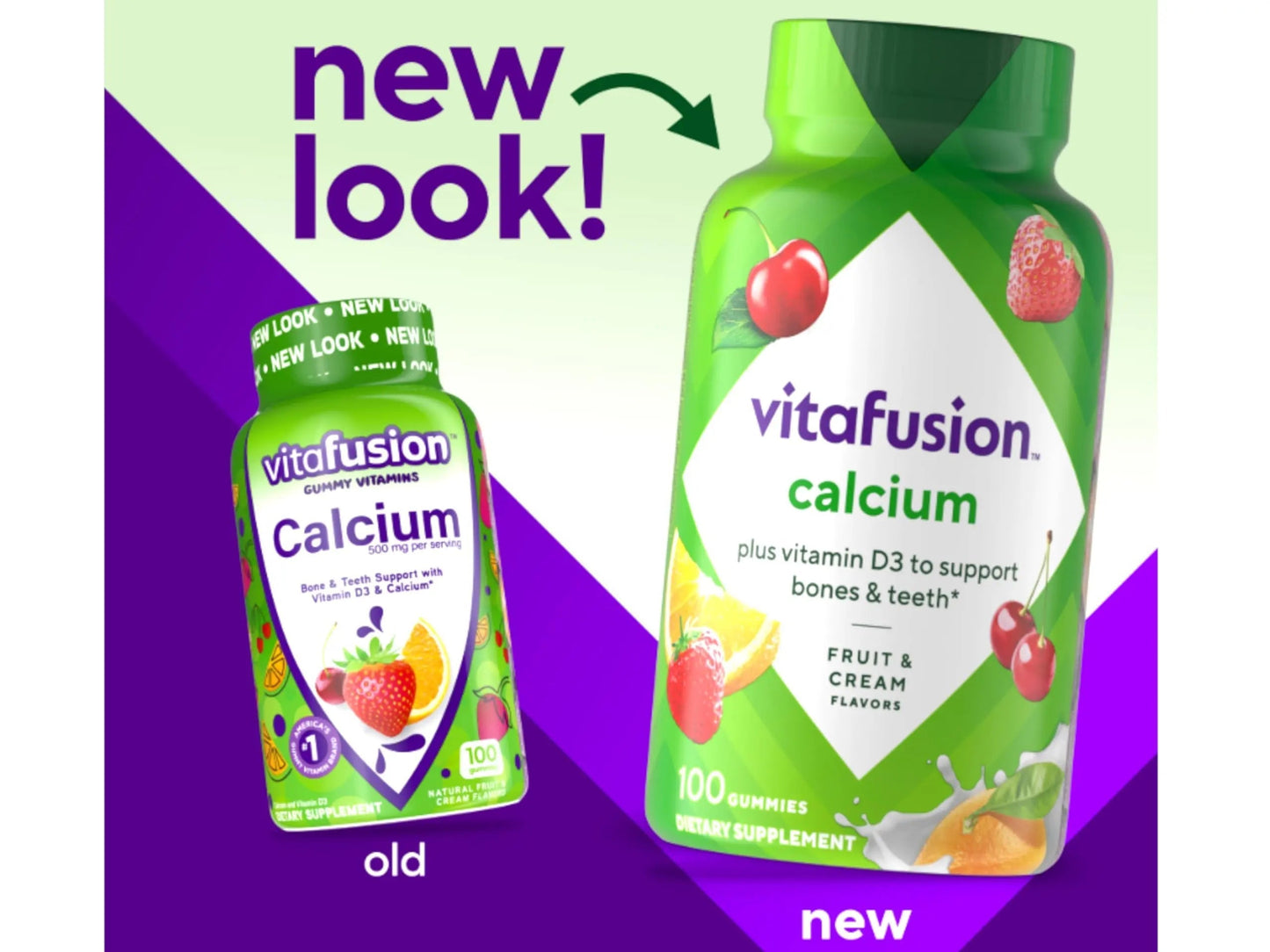 Vitafusion Calcium Adult Gummy Vitamins, 100 Gummy Vitamins VitafusionBuy Supplements Australia