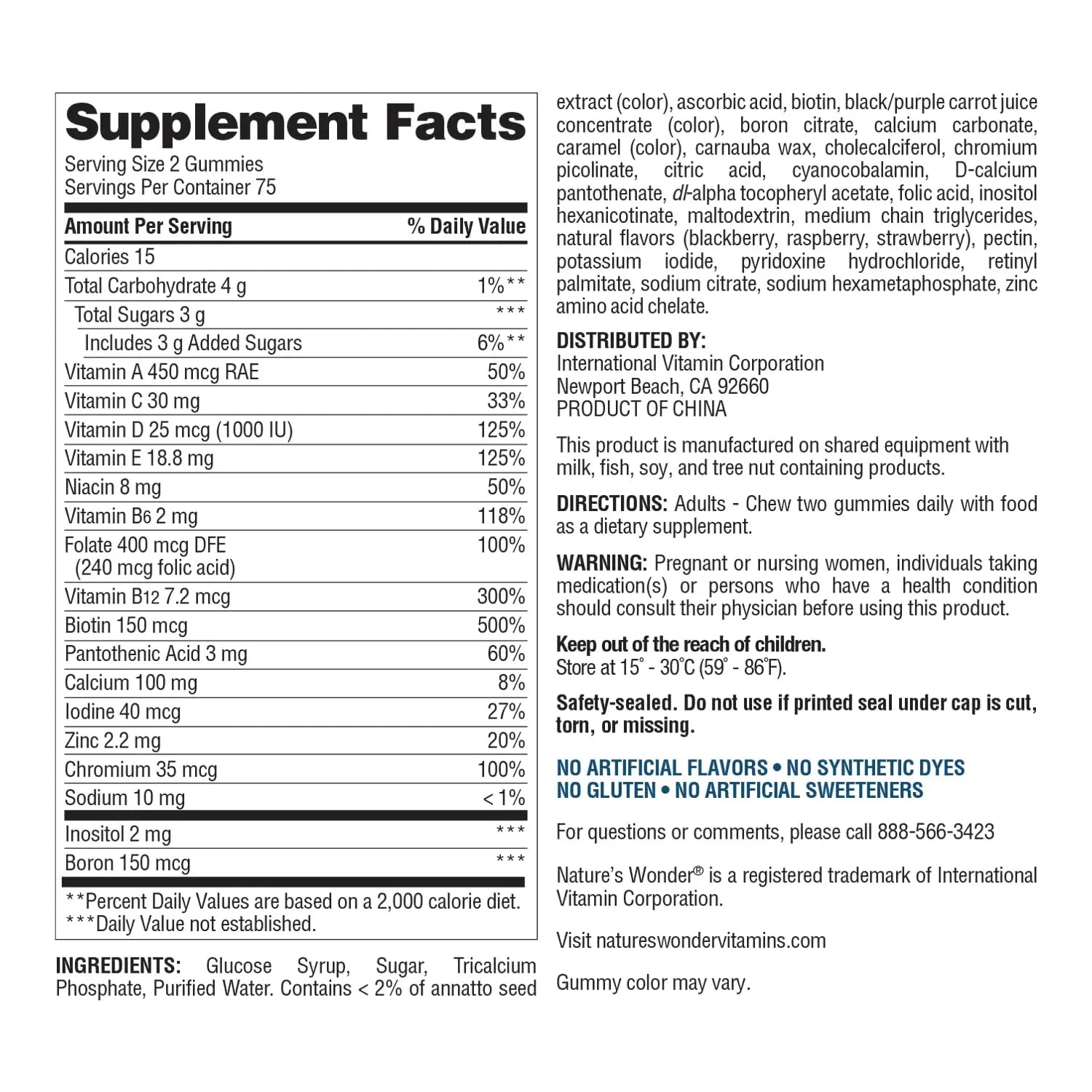 Nature's Wonder Women's Multivitamin Gummies, Supports Energy, Metabolism, Bone and Immune System Health Nature's WonderBuy Supplements Australia