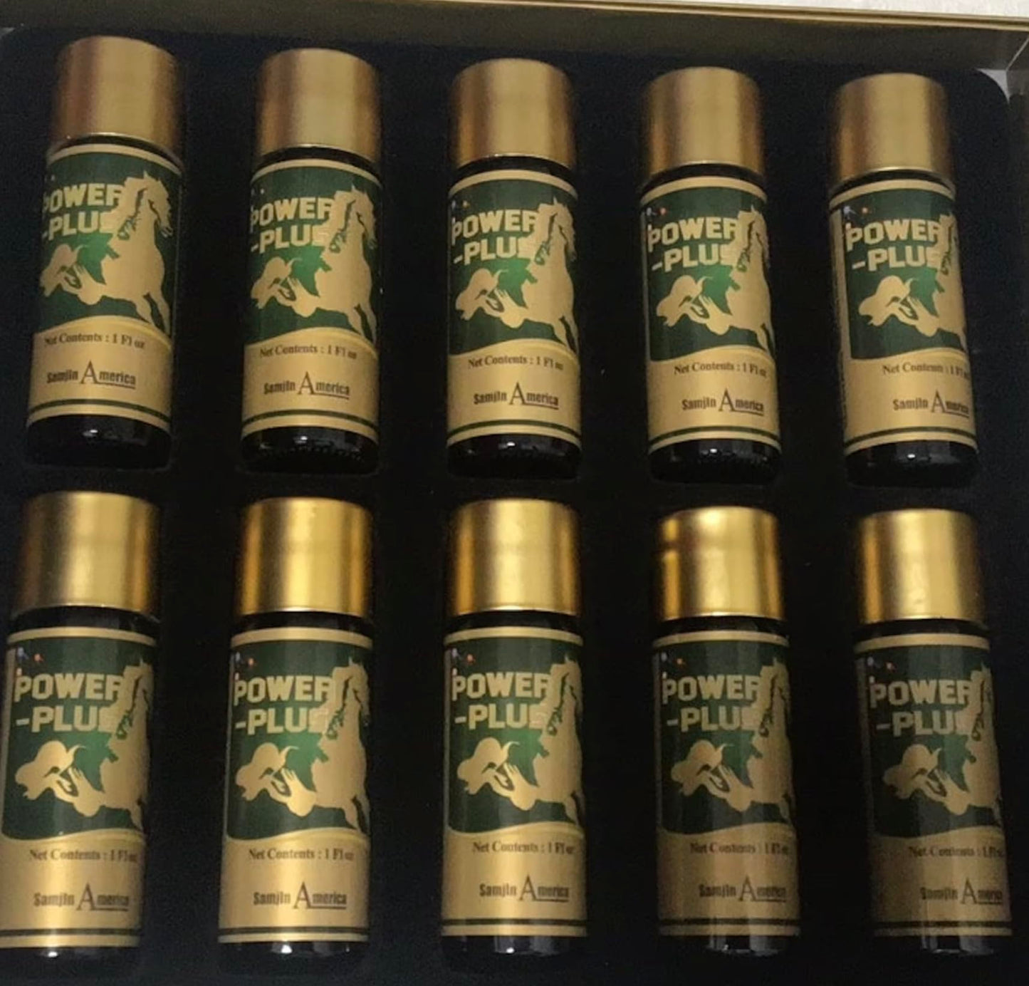 Skydia Power Plus - 10 Bottles Power-Plus Botanical Blend Liquid Supplement (1 FL OZ) Korean Ginseng Extract Ginseng Supplement Natural Men Tonic Ginseng Root Korean Red Ginseng Drops SkydiaBuy Supplements Australia