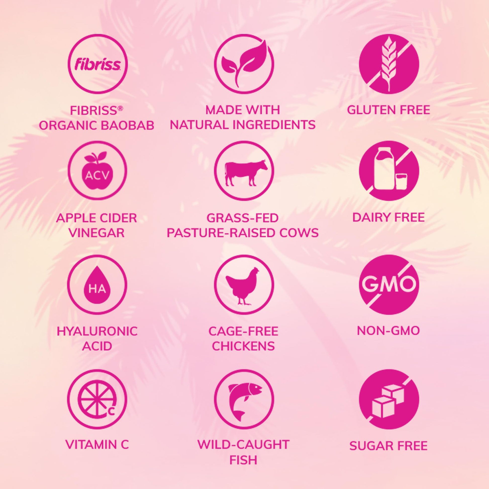 SkinnyFit Super Youth Tropical Punch Multi-Collagen Peptides + Probiotics, Baobab Fiber SkinnyFitBuy Supplements Australia