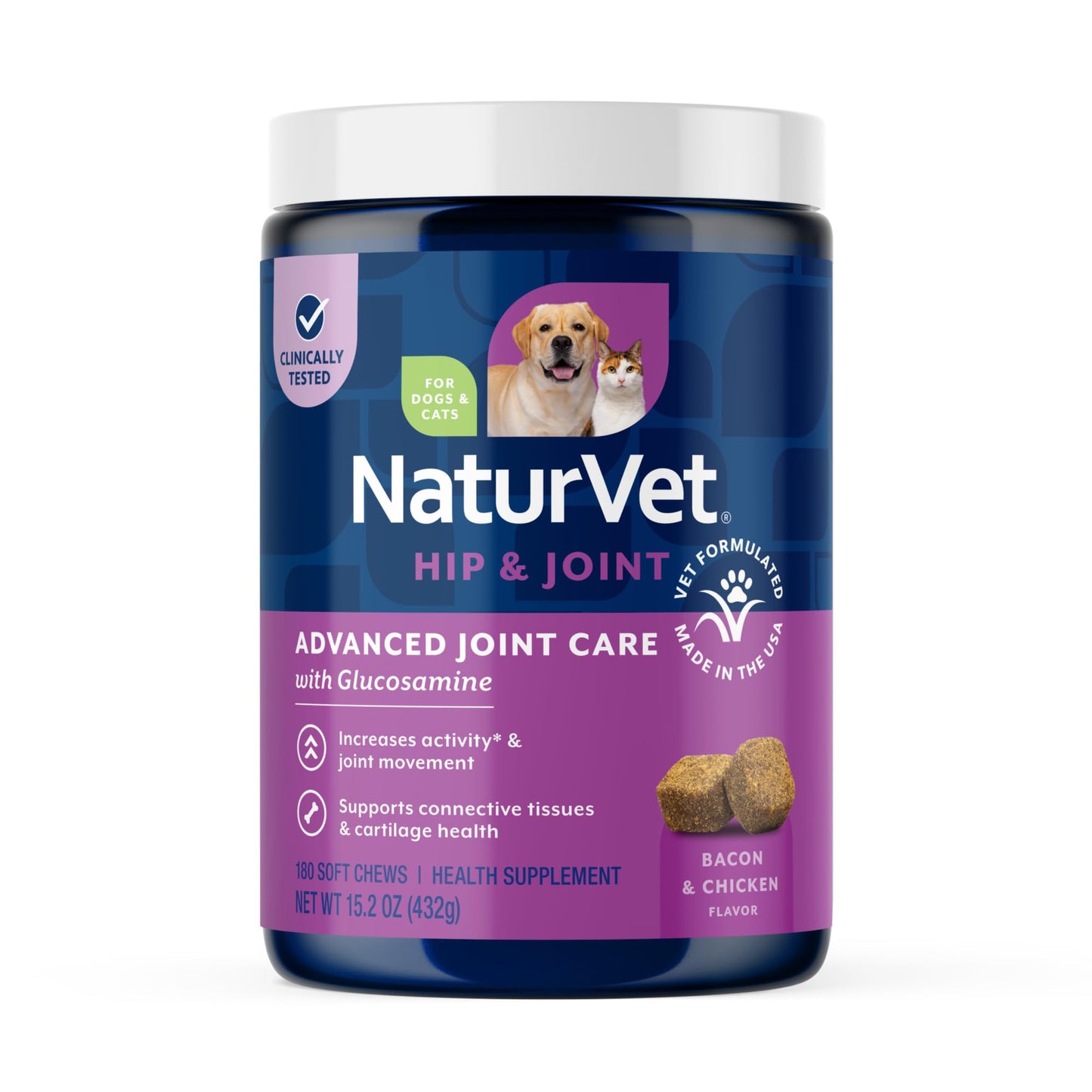 NaturVet ArthriSoothe-Gold Level 3 Advanced Joint Care for Dogs – Soft Chew Dog Supplement with Glucosamine, MSM, Chondroitin & Hyaluronic Acid – Wheat-Free Pet Supplements – 180 Ct. NaturVetBuy Supplements Australia
