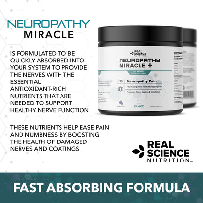 Real Science Nutrition Offers Neuropathy Miracle a Natural Powder Supplement to Improve Circulation and Provide Relief for Neuropathy Real Science NutritionBuy Supplements Australia