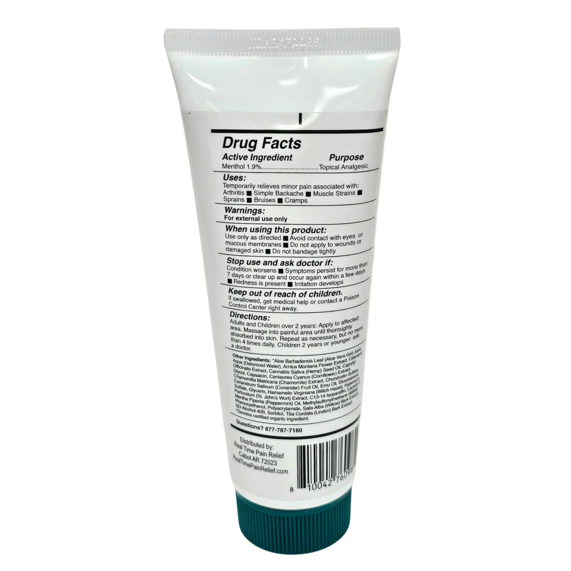 Real Time Pain Relief MAXX Plus - 5oz Tube | Intensive Formula with 19 Natural Ingredients Including Hemp Oil | Fast-Acting Relief for Muscle Pain, Arthritis, Backaches, and More Real Time Pain ReliefBuy Supplements Australia