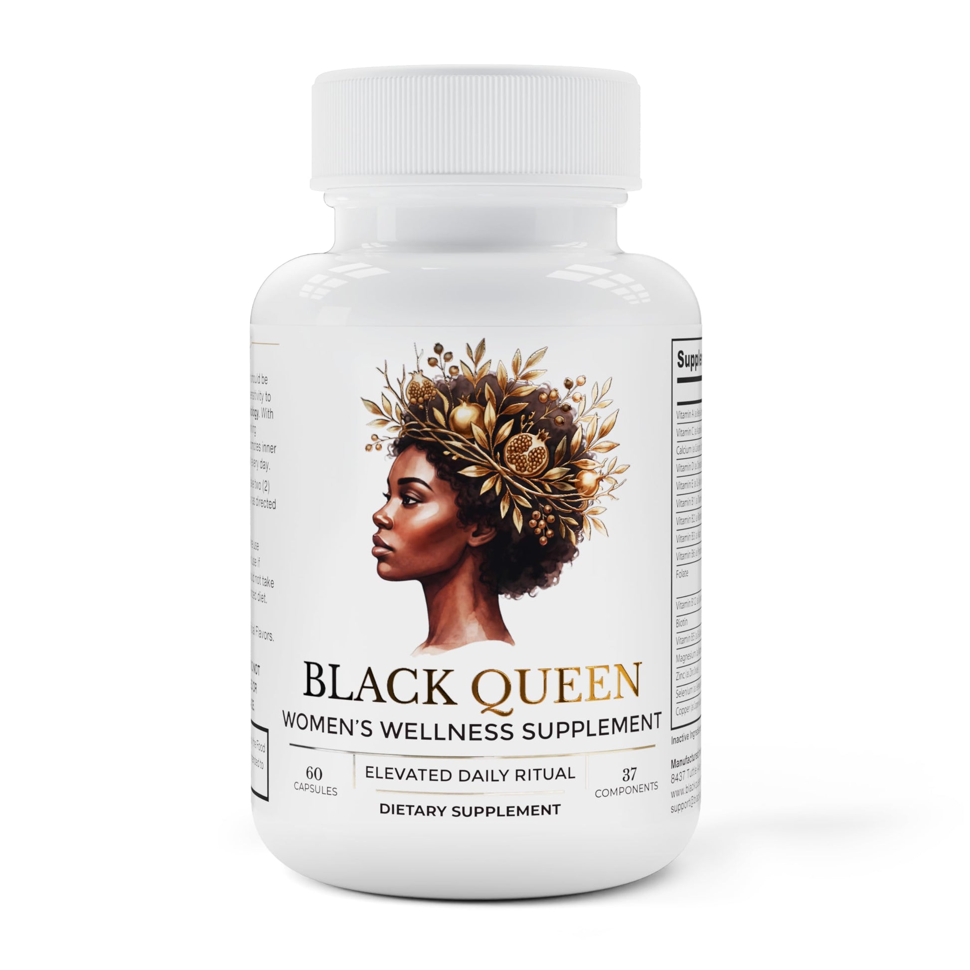 TODICAMP Melanin-Rich Physiology Women's Wellness Formula with 37 Active Ingredients - Daily Multivitamin for Women Hormone Balance, Energy Vitamins for Women, Biotin Supplement for Hair Skin & Nails TODICAMPBuy Supplements Australia