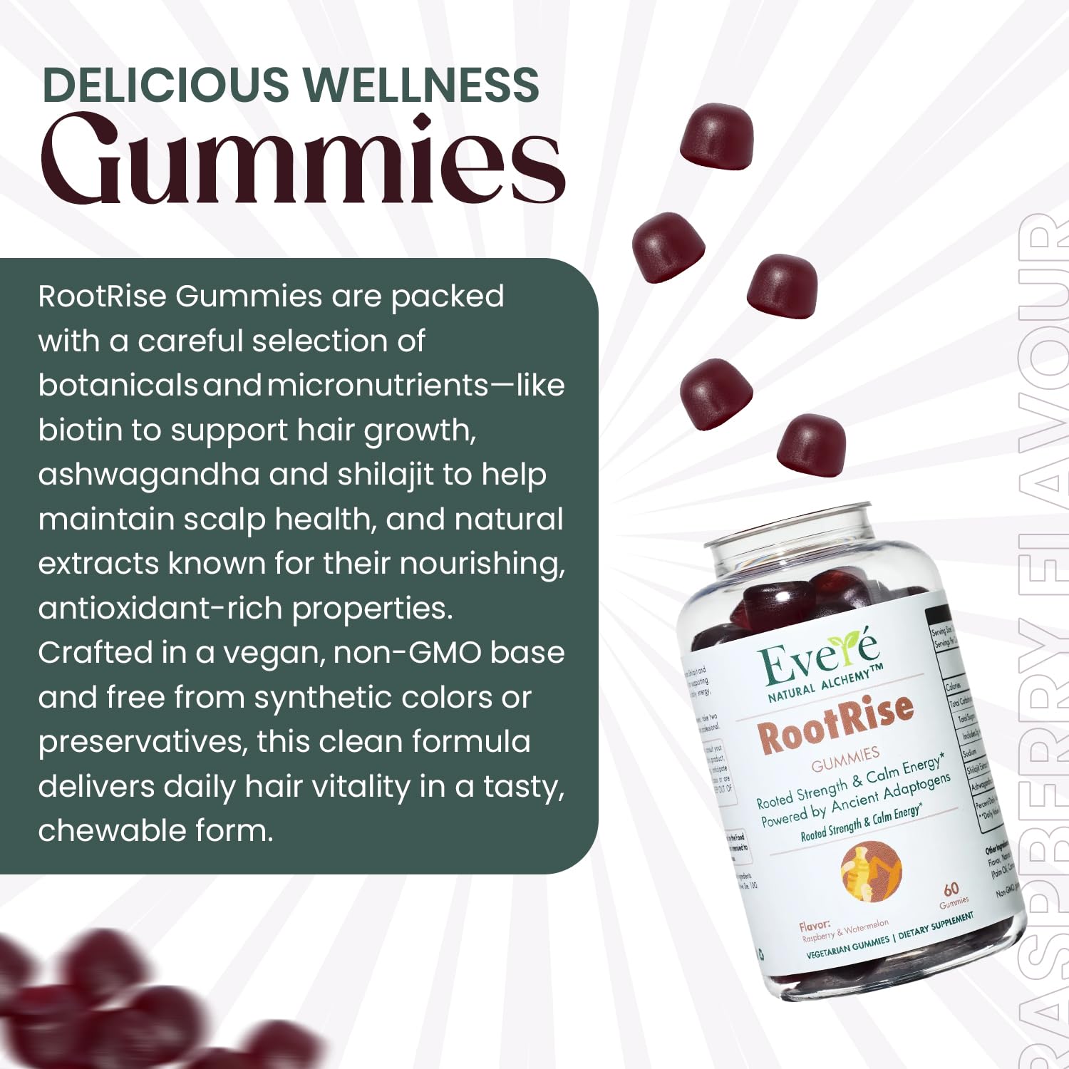 The EverÉ Natural Alchemy Evere RootRise Gummies - Shilajit + Ashwagandha Gummies The EverÉ Natural AlchemyBuy Supplements Australia