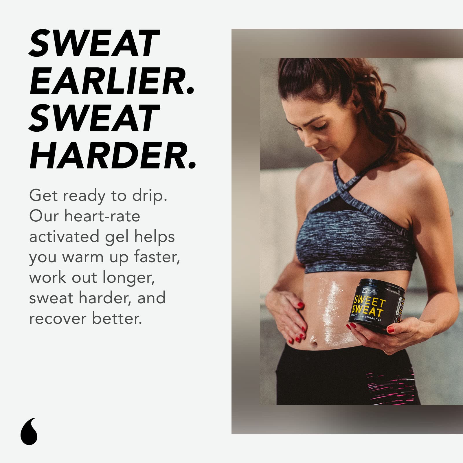 Sports Research Sweet Sweat Coconut Workout Enhancer Gel - Maximize Your Exercise Sports ResearchBuy Supplements Australia