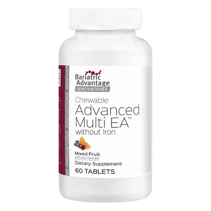 Bariatric Advantage Chewable Advanced Multi EA Without Iron - High Potency Daily Multivitamin - for Bariatric Surgery Patients Including Bariatric Advantage