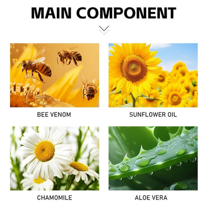 Bee Venom Joint Cream – Advanced Joint Support Cream with Honey & Chamomile, Soothing Formula for Aches & Stiffness in Knees, Hands, Back, Natural Relief Cream for Daily Joint Care (Bee venom) GenericBuy Supplements Australia