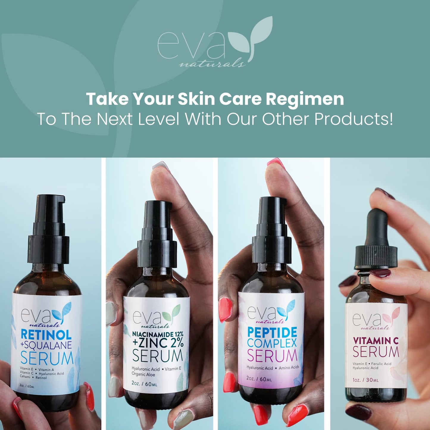 Vitamin C Serum for Face - Vitamin C Facial Serums with Hyaluronic Acid, Retinol Eva NaturalsBuy Supplements Australia