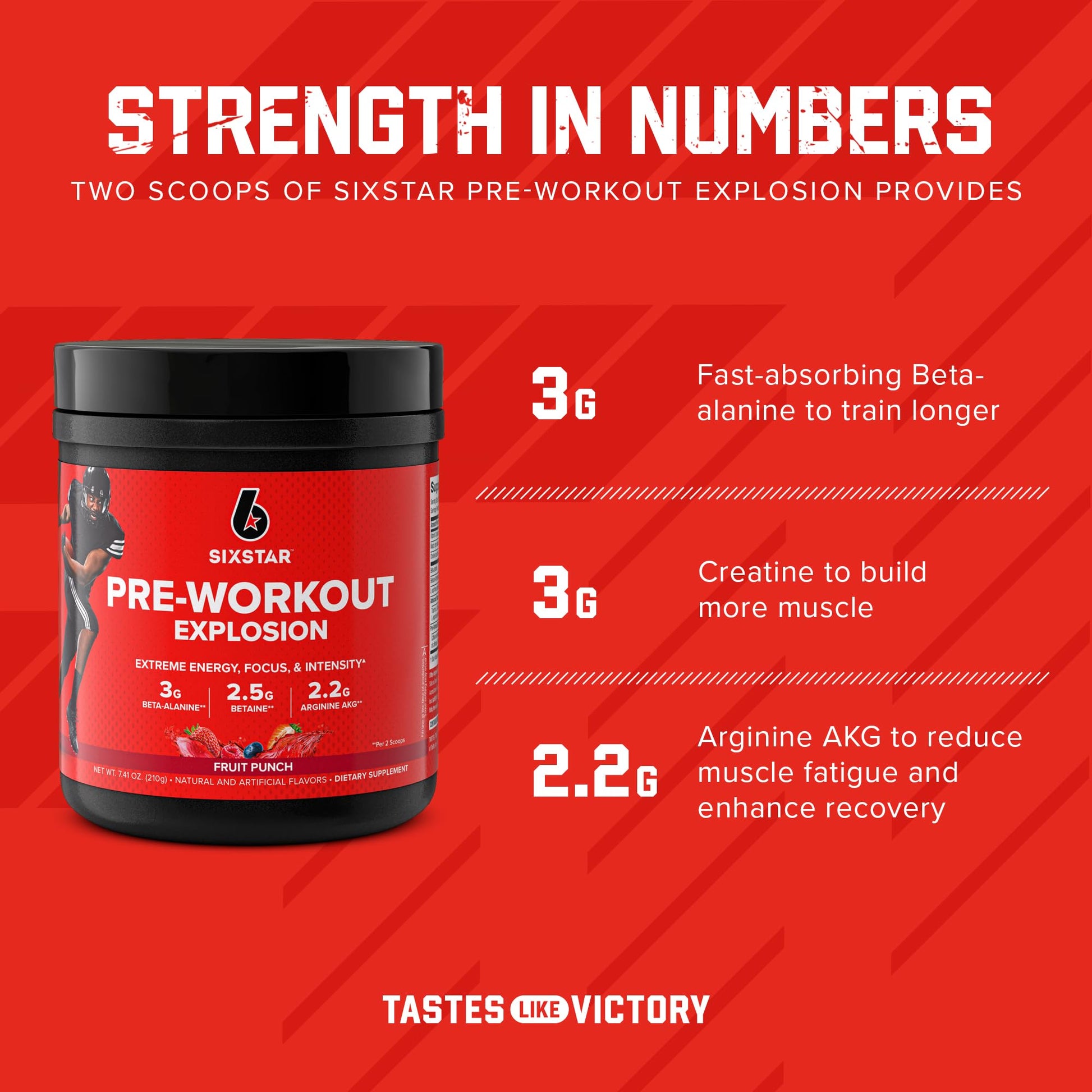 Six Star Pre Workout, PreWorkout Explosion, Pre Workout Powder for Men & Women Six StarBuy Supplements Australia