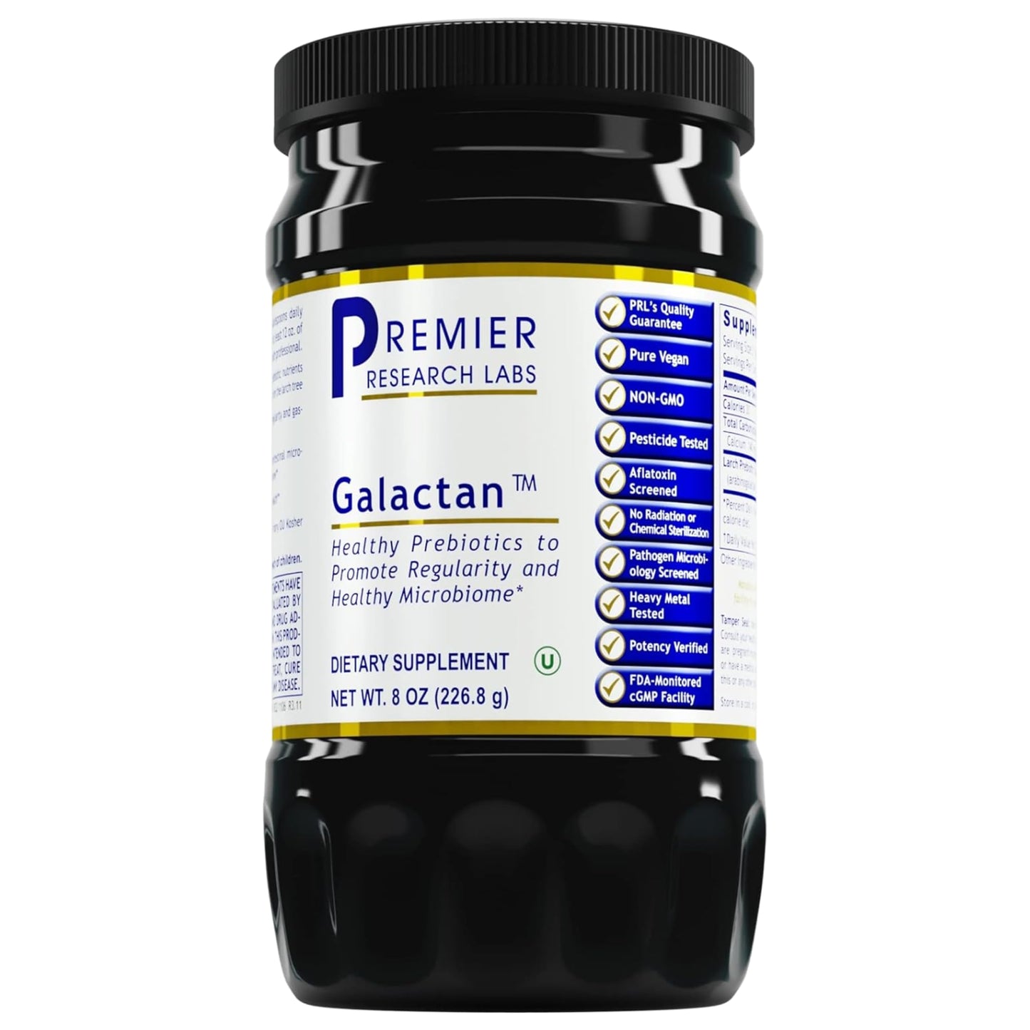 Premier Research Labs Galactan - Larch Arabinogalactan Powder for Men & Women, Prebiotic Fiber Powder for Healthy Gut Microbiome, Larch Tree Extract, Calcium - 8 oz Premier Research LabsBuy Supplements Australia