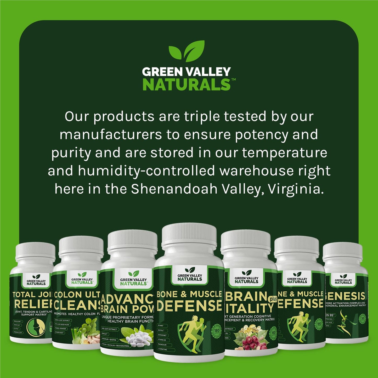 Green Valley Naturals Bone & Muscle Defense Supplement – Bone Health, Muscle Support & Joint Mobility Formula with MyHMB, Magnesium, Vitamin D3 & L-Carnitine for Daily Wellness, 60 Capsules GREEN VALLEY NATURALSBuy Supplements Australia