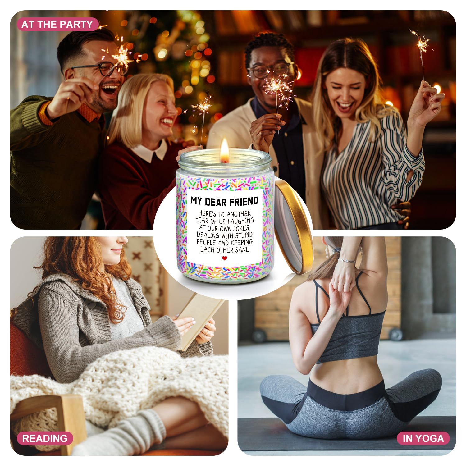 Birthday Gifts for Women, Happy Birthday Candle, Sister Birthday Gifts Ideas LOTICONABuy Supplements Australia