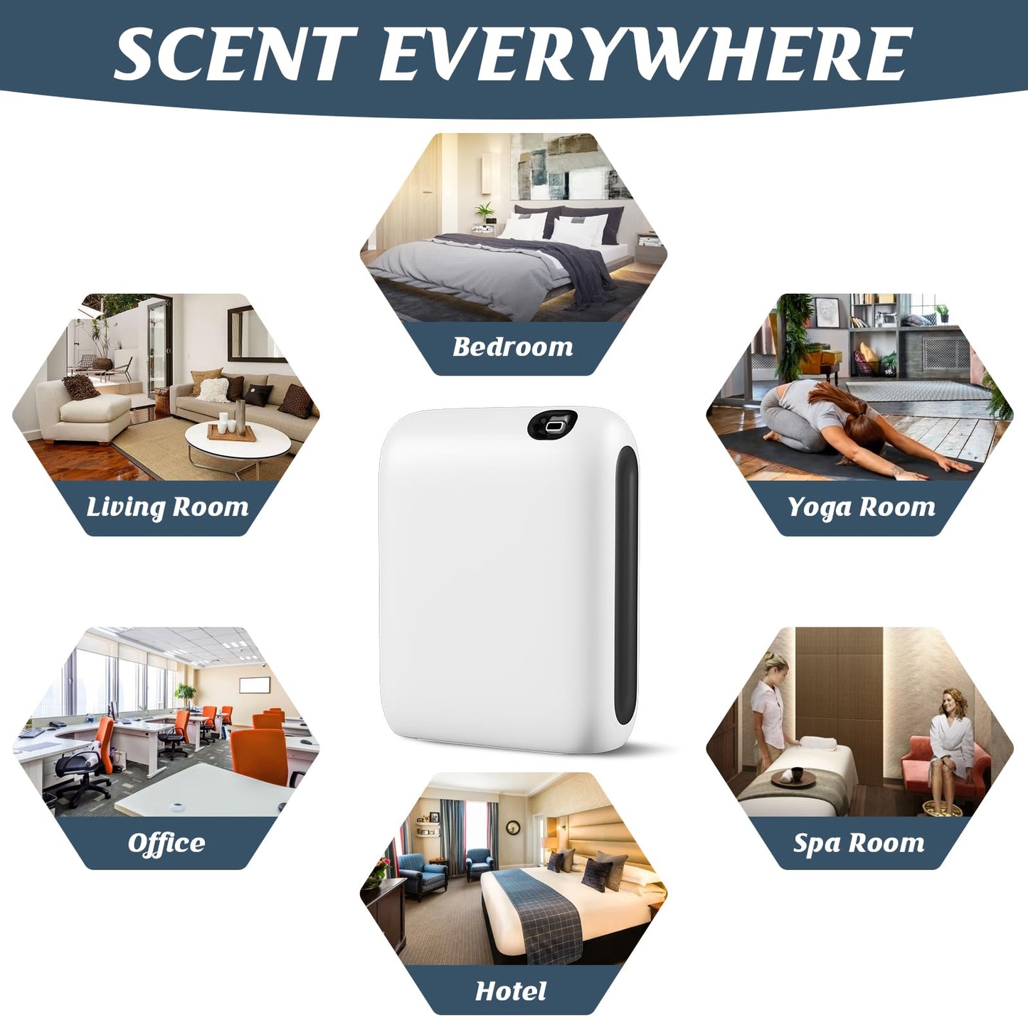 Barthelemy Scent Air Machine for Home, 1500 Sq. Ft Coverage Waterless Essential Oil Diffuser BarthelemyBuy Supplements Australia