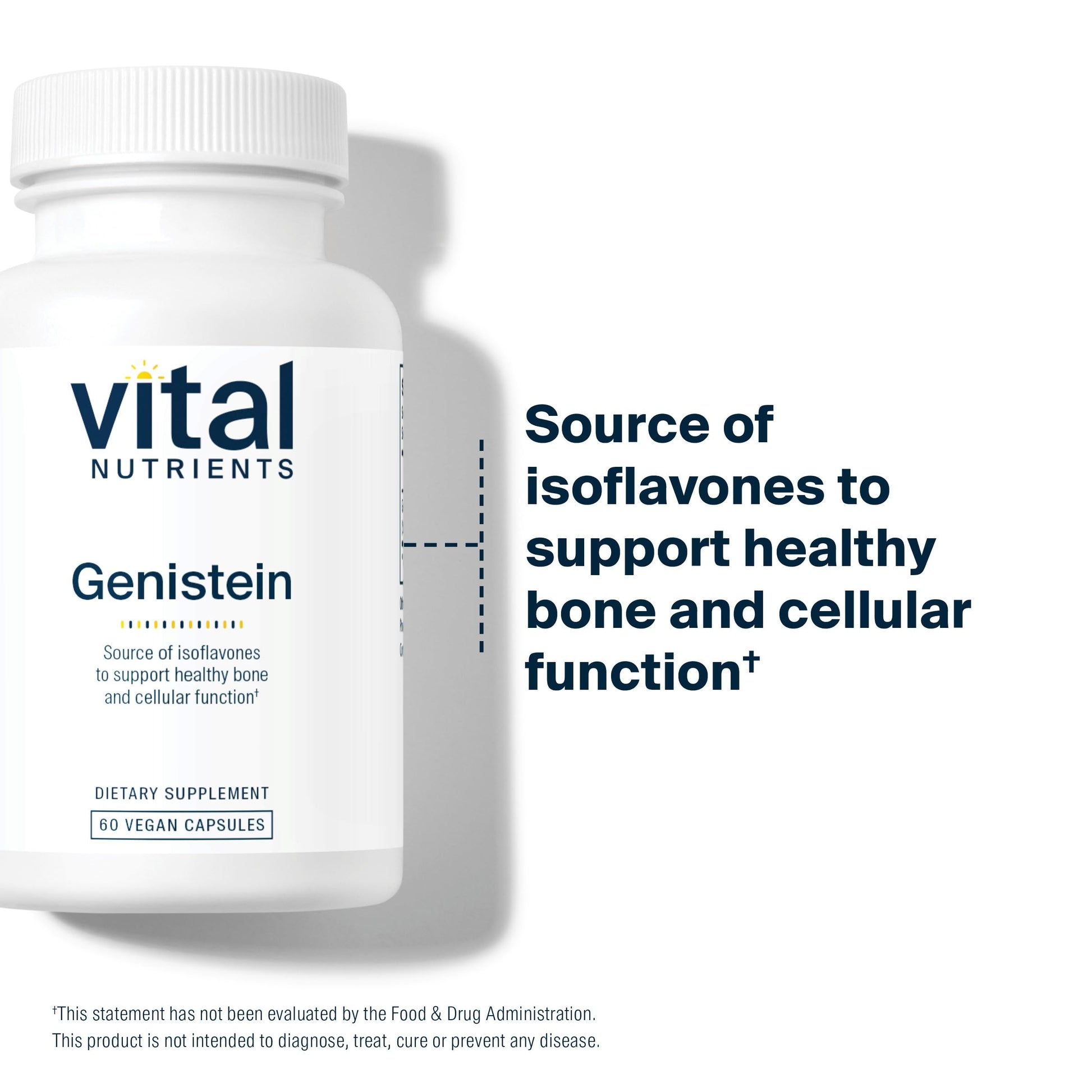 Vital Nutrients Genistein | Easily Absorbed Isoflavones for Bone Health Support Vital NutrientsBuy Supplements Australia