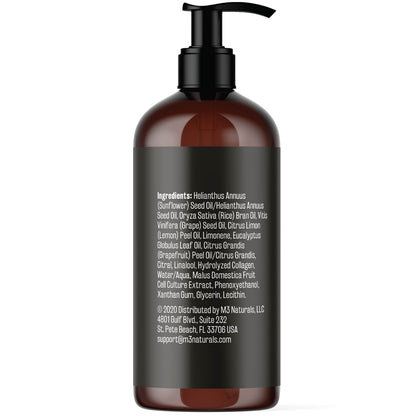 Anti Cellulite Massage Oil for Massage Therapy - Collagen and Stem Cell Skin Tightening M3 NaturalsBuy Supplements Australia