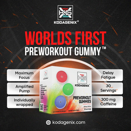 Kodagenix Pre Workout Gummies for Men and Women with Caffeine, L-Citrulline and Beta KodagenixBuy Supplements Australia