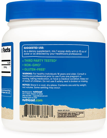 Nutricost Organic Irish Moss Powder (1 LB) - Gluten Free, Non-GMO, Vegetarian Friendly NutricostBuy Supplements Australia