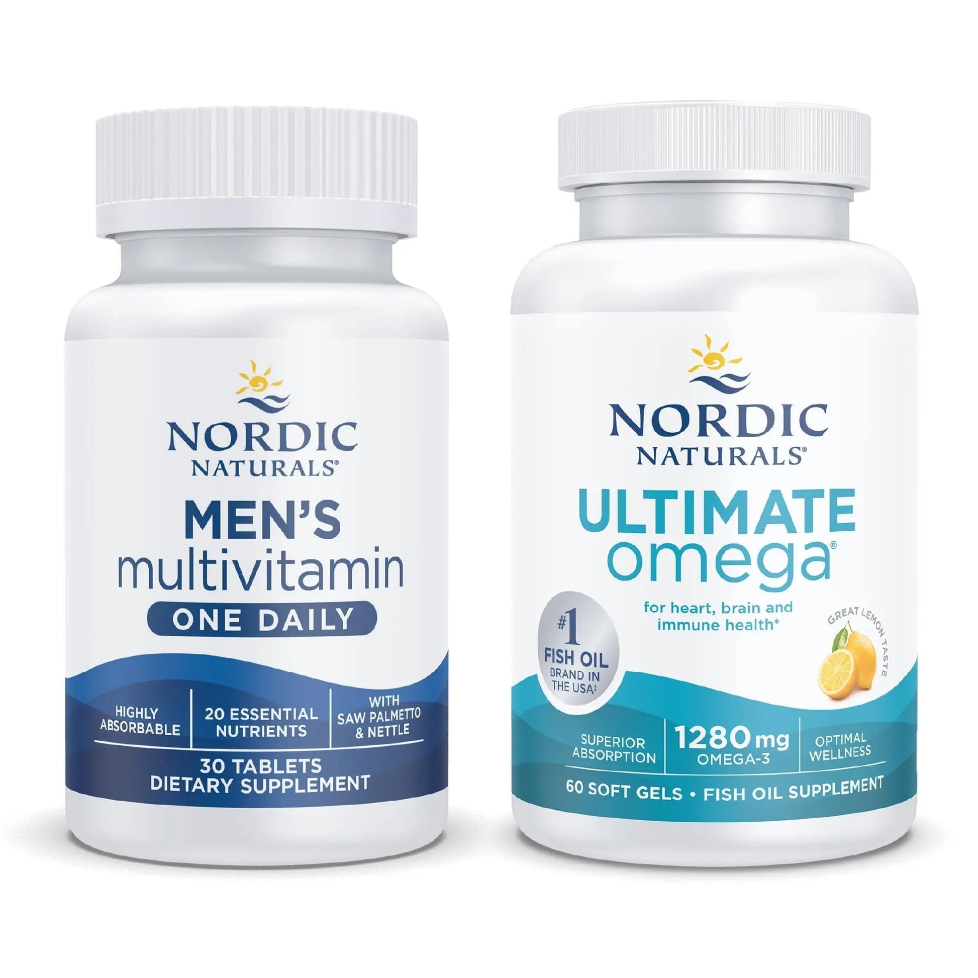 Nordic Naturals Starter Pack - Men's Multivitamin One Daily, Ultimate Omega Nordic Naturals