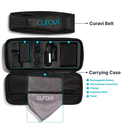 CURAVI Ultra™ Wearable Red Light Therapy Belt for Lower Back Pain Relief - 84 Diodes - Non-Invasive CURAVIBuy Supplements Australia