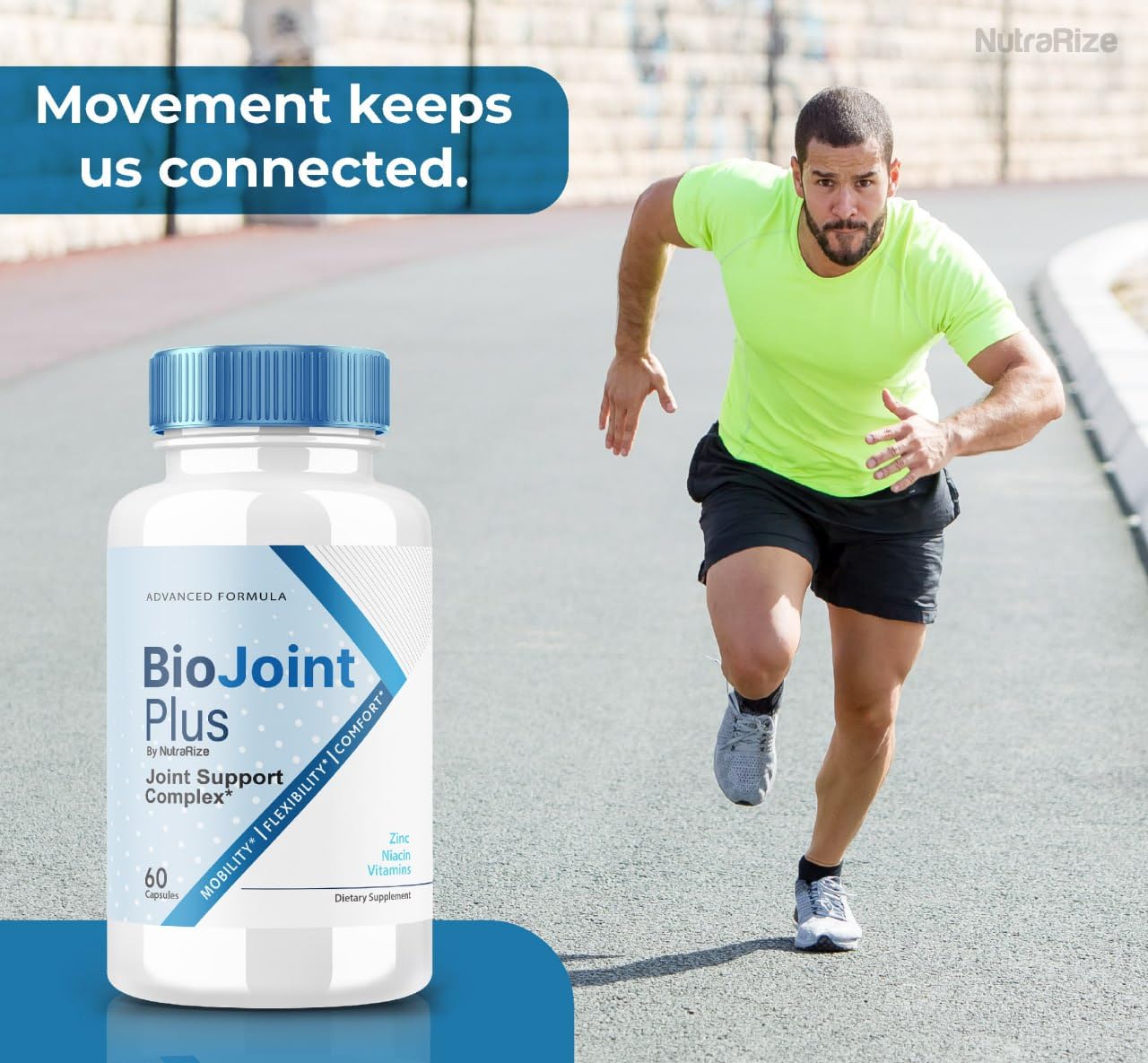 BioJoint Plus - BioJoint Plus Advanced Joint Support Formula, BioJoint Supplement, BioJoint Maximum Strength Pills for Joint Wellness and Mobility, Bio Joint Plus Reviews (60 Capsules) NutraRizeBuy Supplements Australia