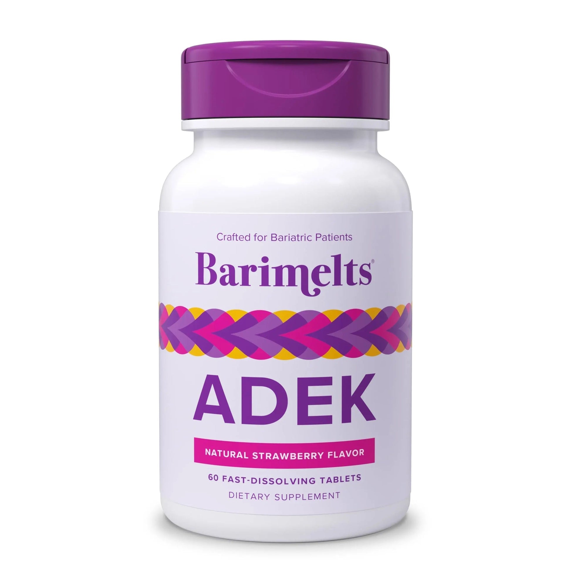 Barimelts ADEK - 60 Fast-Dissolving Tablets (2-Month Supply) - Sugar-Free Bariatric Vitamins for Women Including Vitamin A, Vitamin D, Vitamin E BariMelts