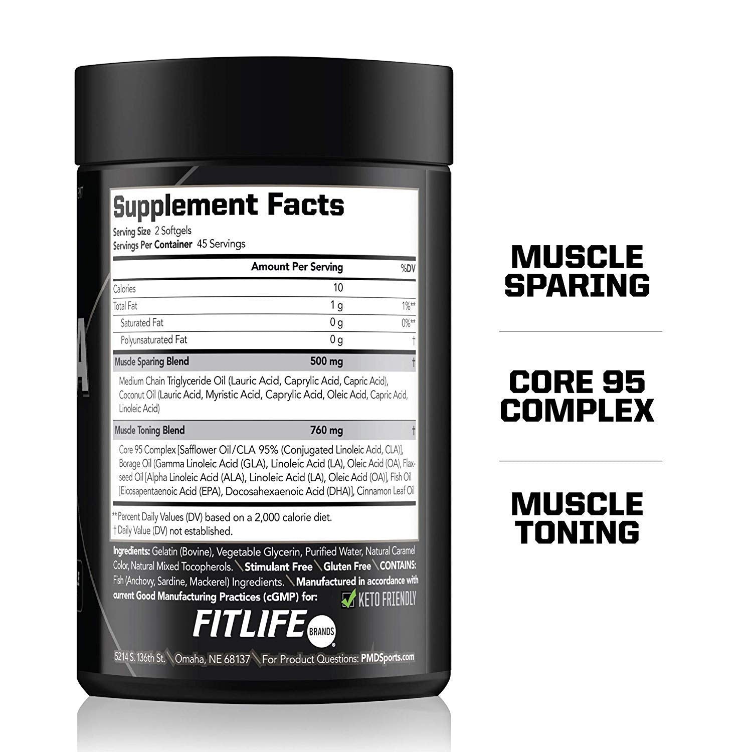 PMD Sports Ultra Pump Fuel Insanity - Pre Workout – Pink Lemonade (30 Servings) Sports Omega Cuts Elite Thermogenic Fat Burner (90 Softgels)