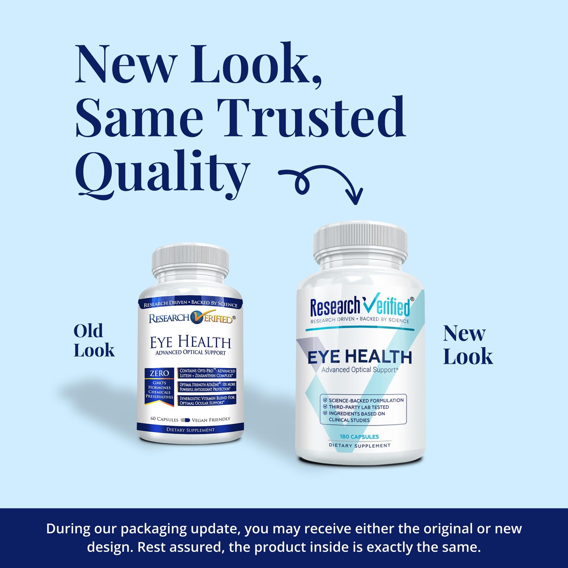 Research Verified Eye Health - Nourish and Protect Eyes and Vision, Support Healthy Retina, Improve Blood Supply to Eyes - Vitamins A, B, C, and E - 360 Capsules - 6 Month Supply - Made in The USA Research VerifiedBuy Supplements Australia