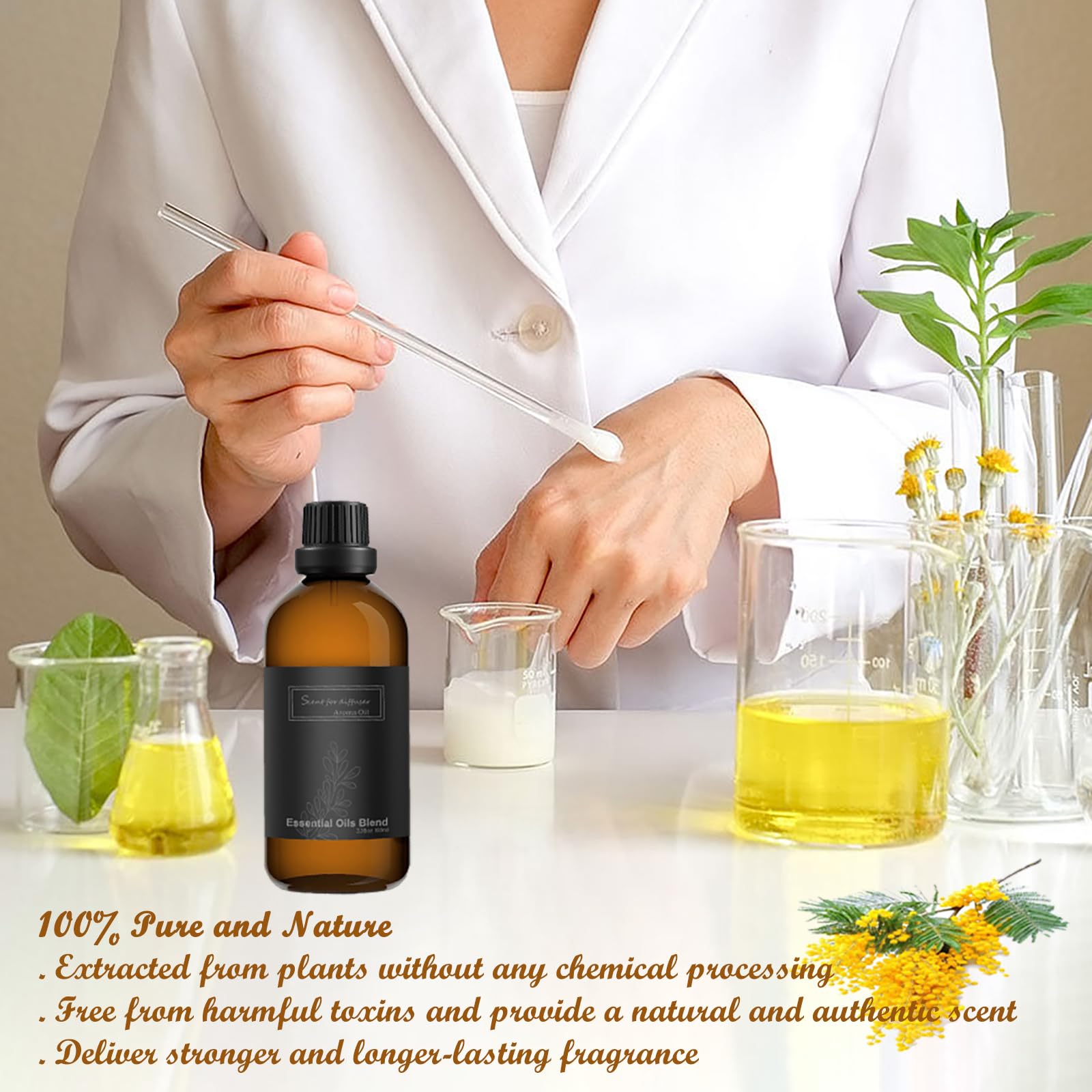 Homnas White Tea Essential Oil 100ML, Hotel Collection 100% Pure and Natural Aromatherapy Oil homnasBuy Supplements Australia