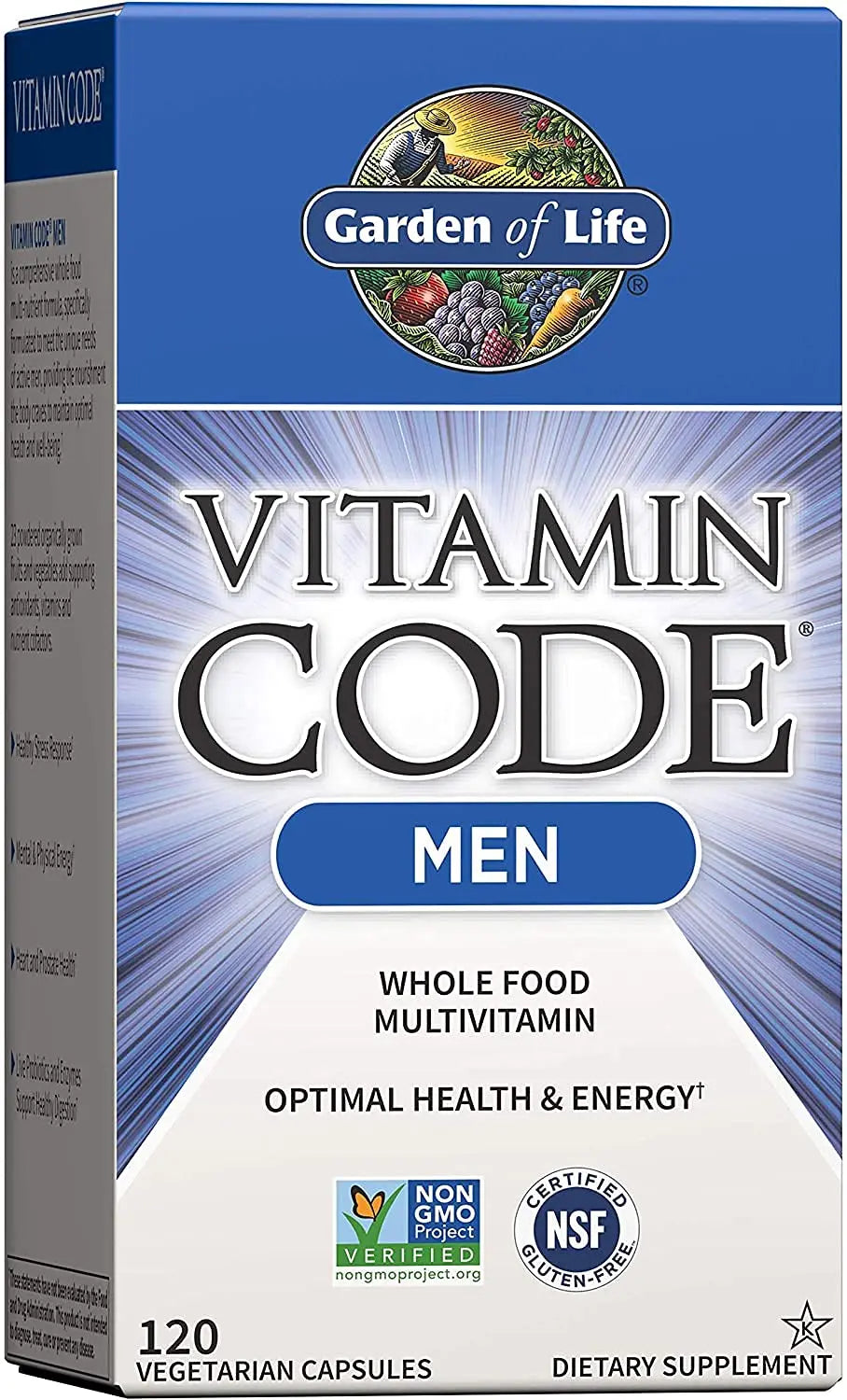Garden of Life Men's Whole Food Multivitamin 120 Count and Kids Organic Fruit Gummy Vitamins 120 Count Garden of LifeBuy Supplements Australia