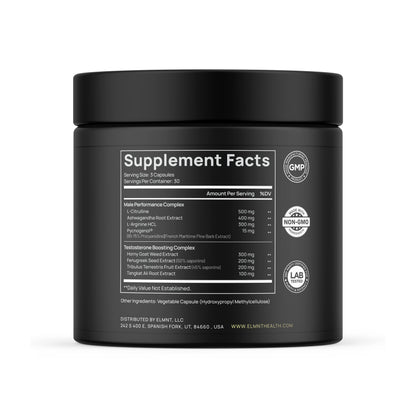 21,800mg Testosterone Booster for Men 8X Strength w. Ashwagandha, Tongkat Ali TERRA ELMNTBuy Supplements Australia
