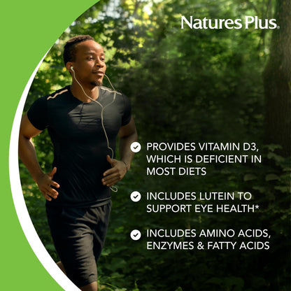NaturesPlus Ultra Source of Life No-Iron Multivitamin - 180 Tablets - Supports Immune Health, Energy & Overall Well-Being - with Lutein & Vitamin D3 - Vegetarian & Gluten Free - 60 Servings NaturesPlusBuy Supplements Australia