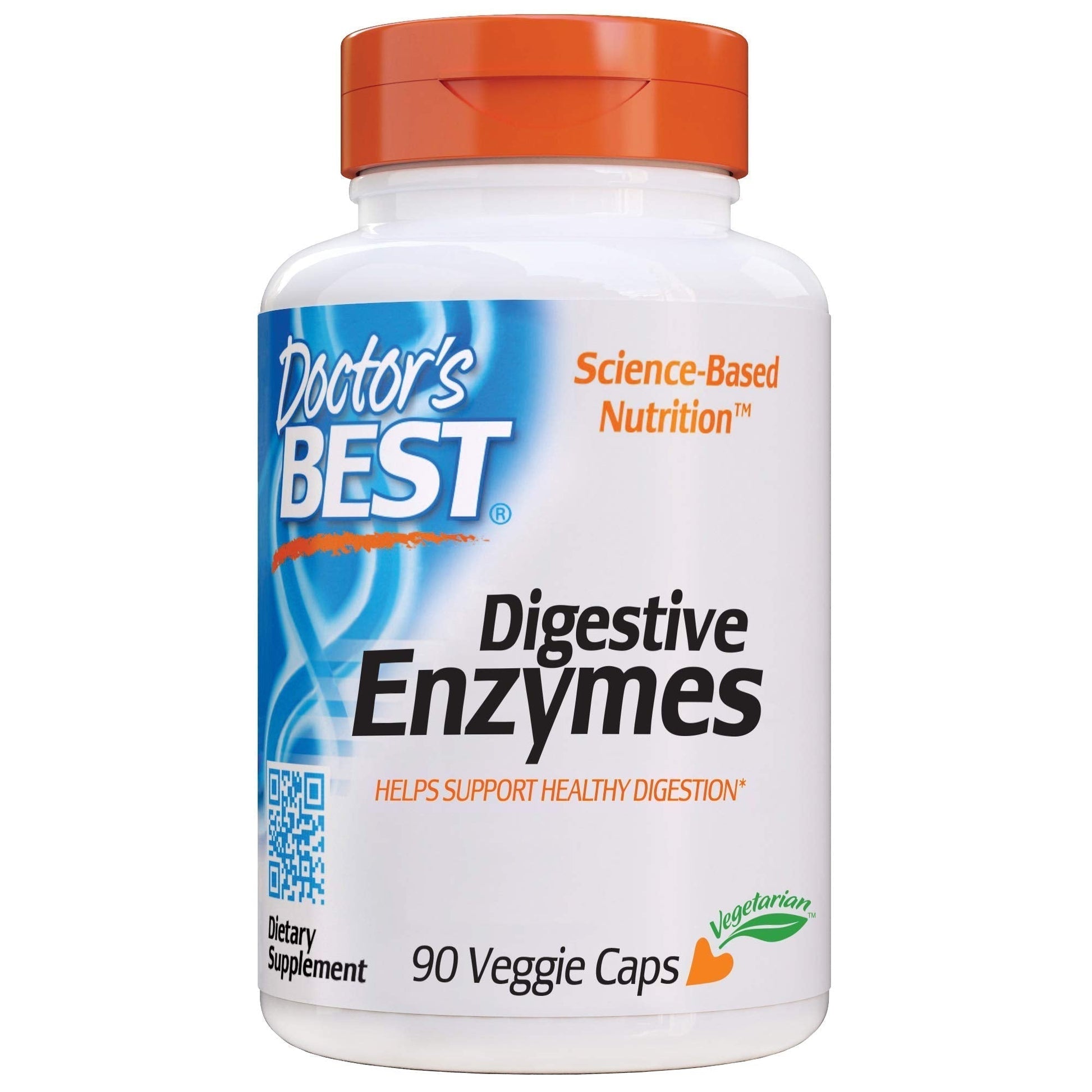 Doctor's Best Digestive Enzymes Non-GMO Vegetarian Gluten Free, 90 Cap Doctor's BESTBuy Supplements Australia