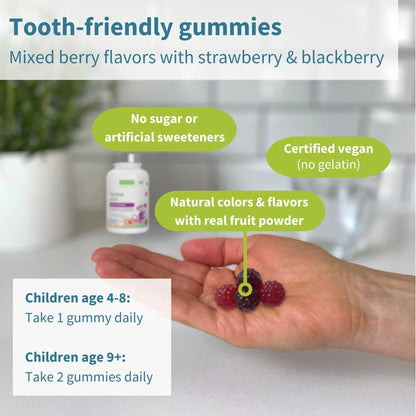 Vegan Omega-3 Algae Oil + Advanced Kids Multivitamin Gummy Bundle, High Concentration DHA & EPA + Vitamin A, B, C, D3 & E Igennus Healthcare NutritionBuy Supplements Australia