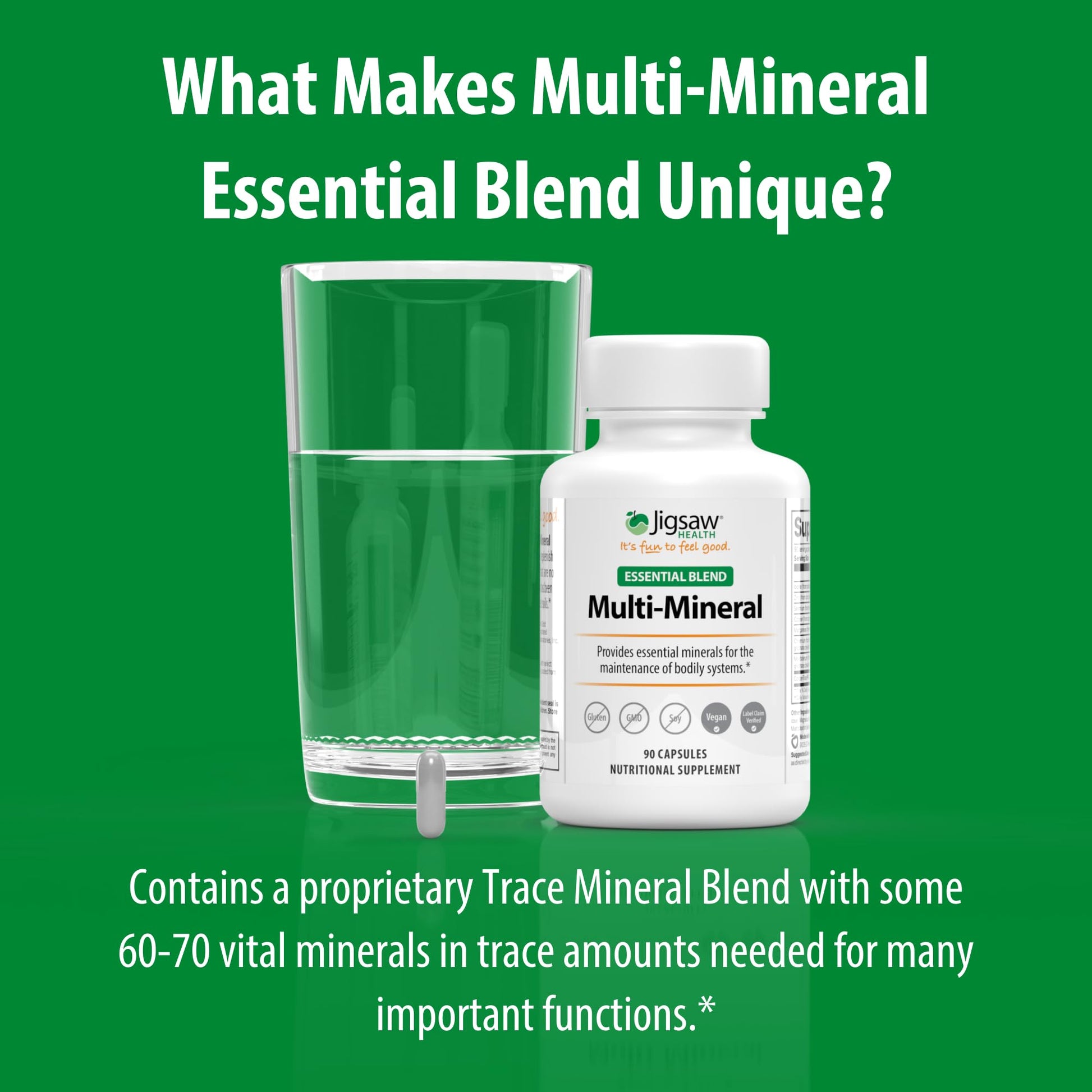 Jigsaw Health Multi-Mineral Essential Blend | 90 Capsules | 90 Servings Jigsaw HealthBuy Supplements Australia