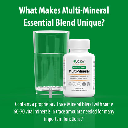 Jigsaw Health Multi-Mineral Essential Blend | 90 Capsules | 90 Servings Jigsaw HealthBuy Supplements Australia