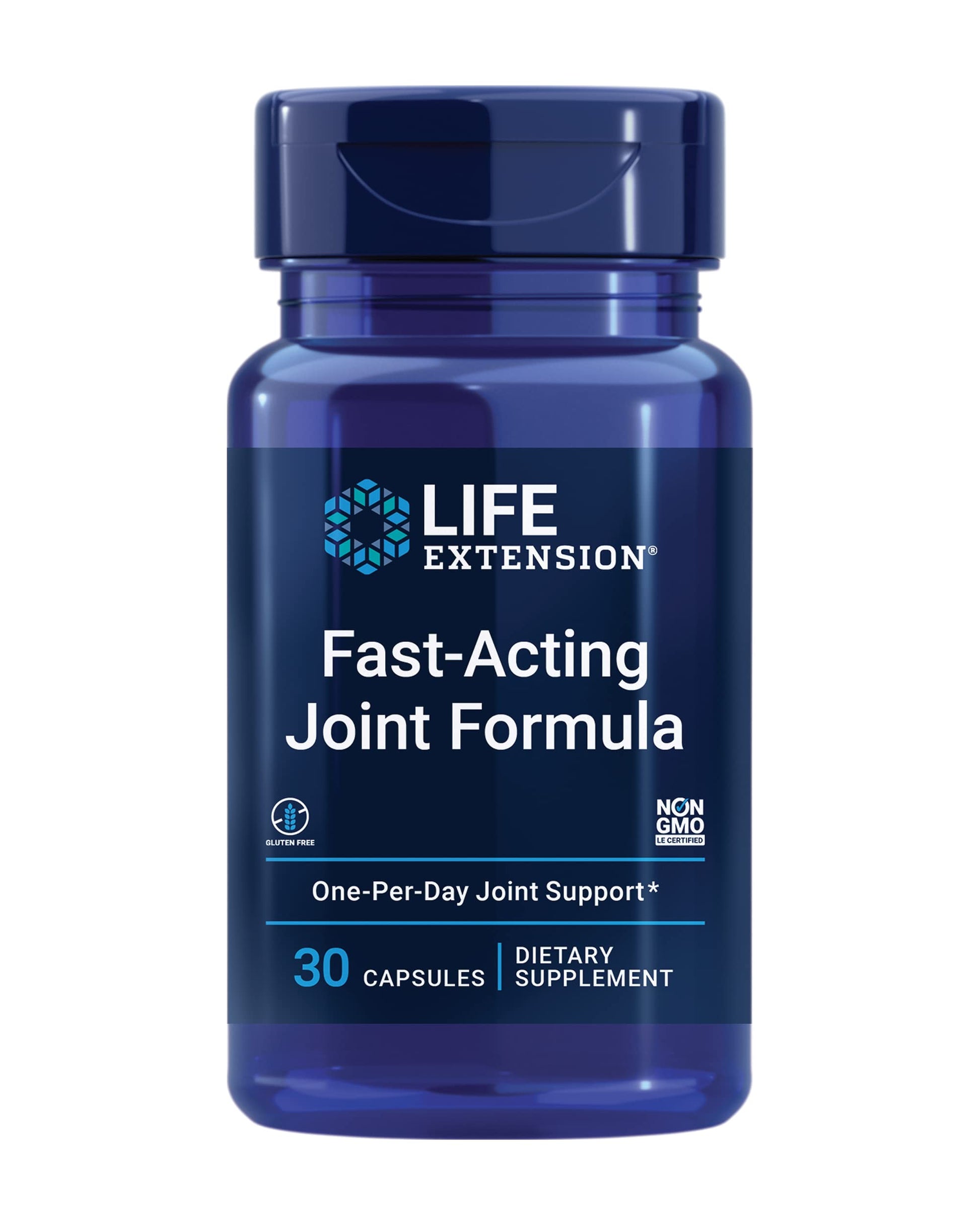 Life Extension Fast-Acting Joint Formula, Keratin, Korean Angelica, hyaluronic Acid, Joint discomfort Relief, Non-GMO, Gluten-Free, 30 Capsules Life ExtensionBuy Supplements Australia
