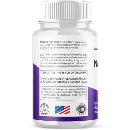 (2 Pack) Neurocept Capsules, Official Neurocept Brain Supplement Pills with All Natural Ingredients, Advanced Formula Support Pills with Max Strength Premium Vitamins for Women & Men (120 Capsules) SyvorBuy Supplements Australia