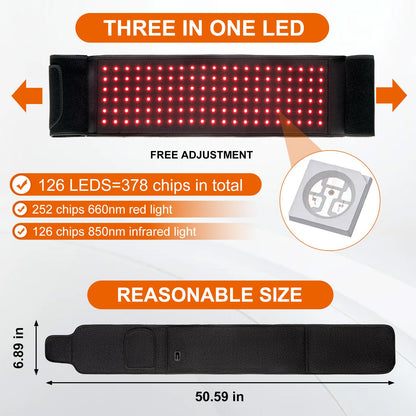 EquiZen Red Light Therapy Belt - Red Light Therapy for Body, Infrared Light Therapy Device EquiZenBuy Supplements Australia