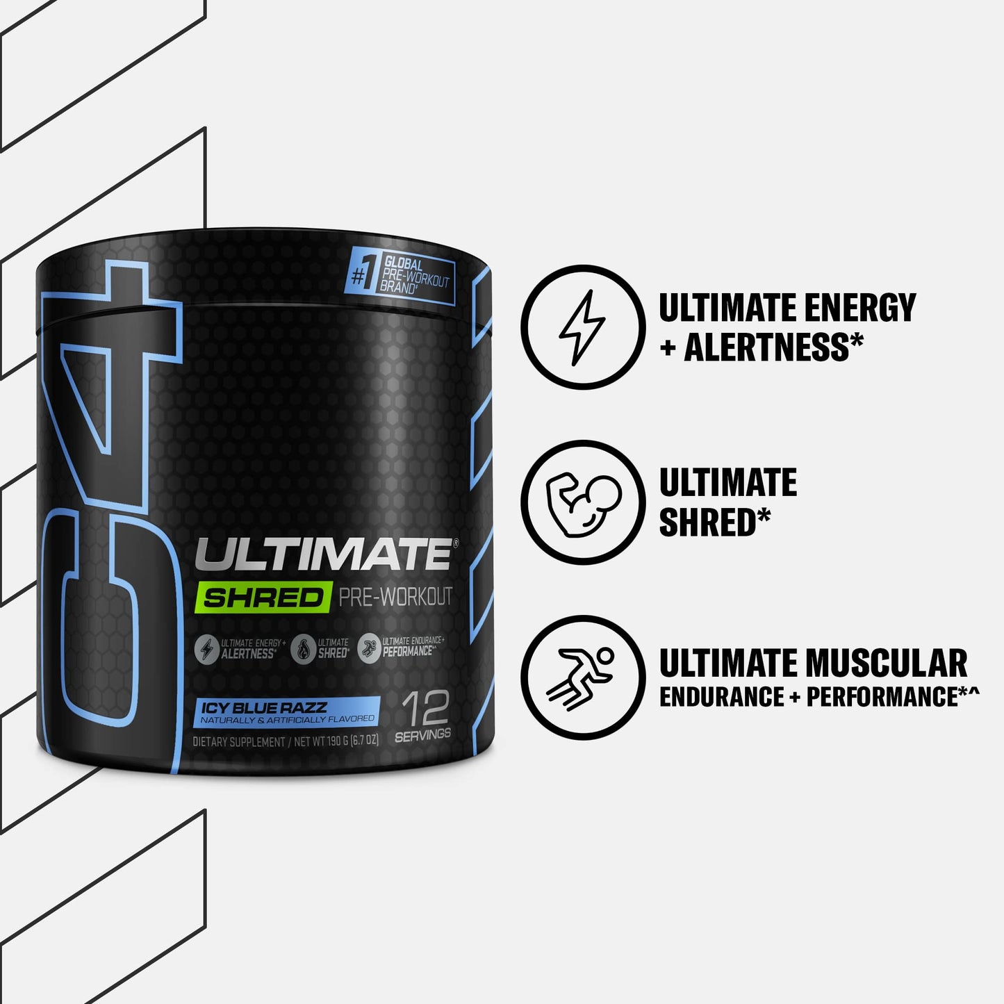 Cellucor C4 Ultimate Shred Pre Workout Powder, Fat Burner for Men & Women, Metabolism CellucorBuy Supplements Australia