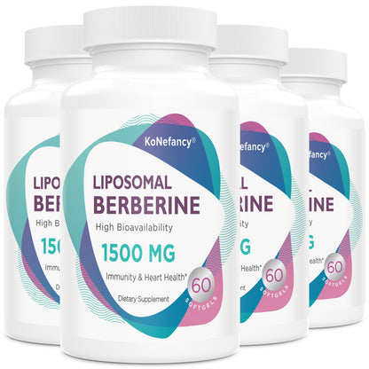 Liposomal Berberine Supplement 1500mg - High Bioavailability Berberine HCL Capsules 