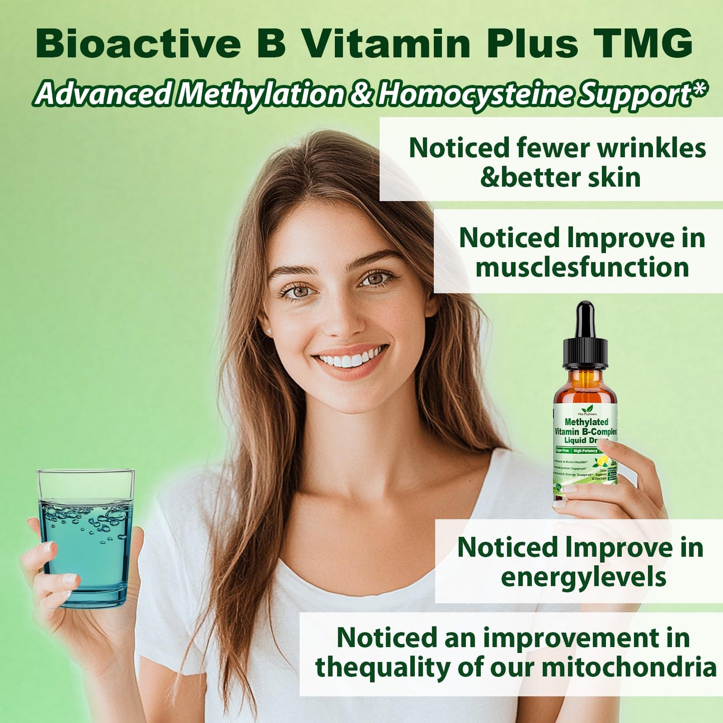 Methylated B Complex Liquid Drop Complete 9-in-1 Methyl B Vitamins w. B12 Methylfolate Inositol Choline TMG Vitamin C E, Super B-Complex Methylated for MTHFR Support, Energy Mood Nerve & Brain Health1 Vita PLynxeraBuy Supplements Australia